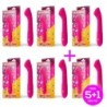 Pack 5+1 Honey Vibrador Punto G Silicona USB