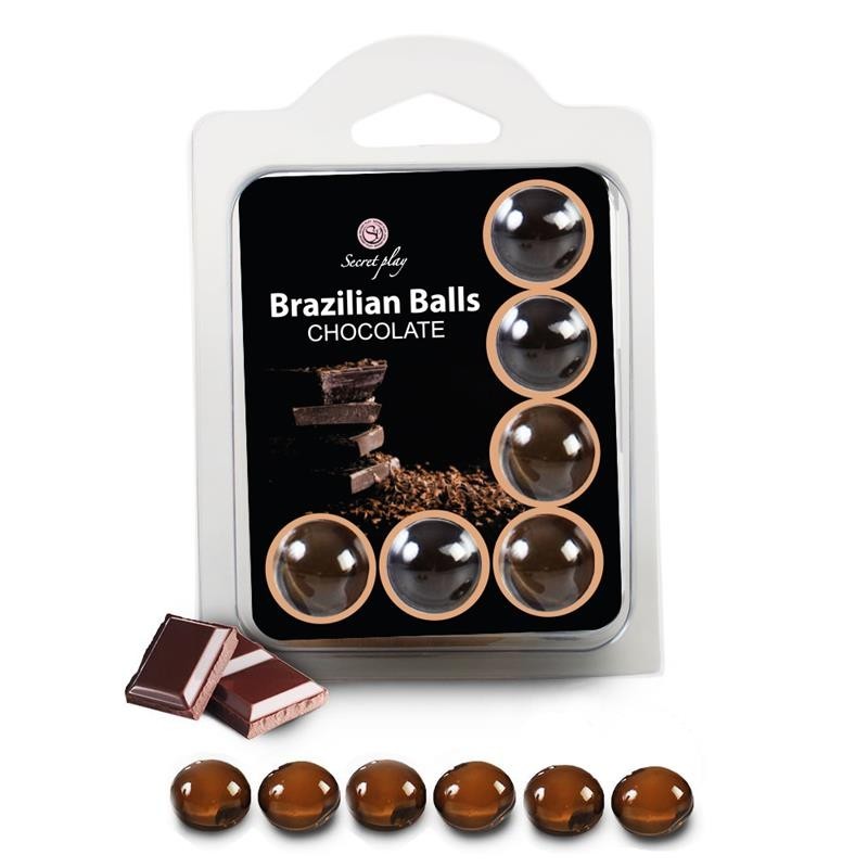 Brazilian Balls Set 6 Chocolate Brazilian Balls Set 6 Chocolate