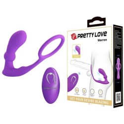 Warren Plug Anal y Anillo para el Pene con Vibración