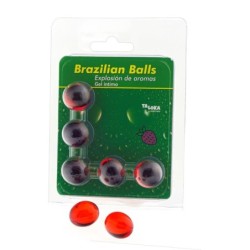 Set 5 Brazilian Balls Explosion Aroma Fresa