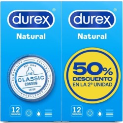 Preservativos Duplo Natural 12 ud - Fácil Colocación