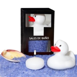 Set Sales Baño Lavanda con Pato, Vela y Concha