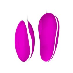 Huevo Vibrador Avery Rosa y Blanco
