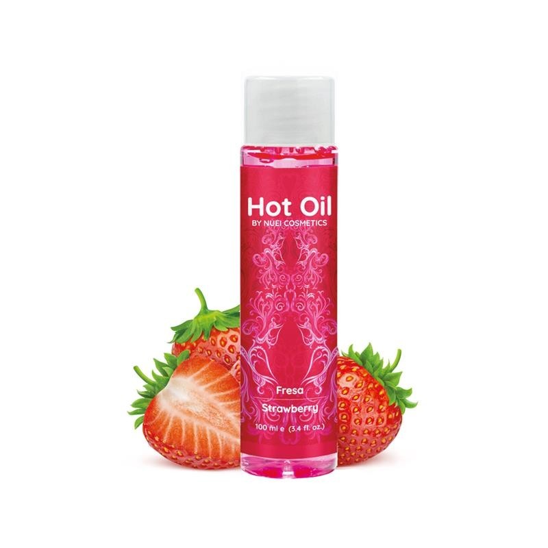 Nuei Aceite Hot Oil Efecto Calor Fresa 100 ml Nuei Aceite Hot Oil Efecto Calor Fresa 100 ml