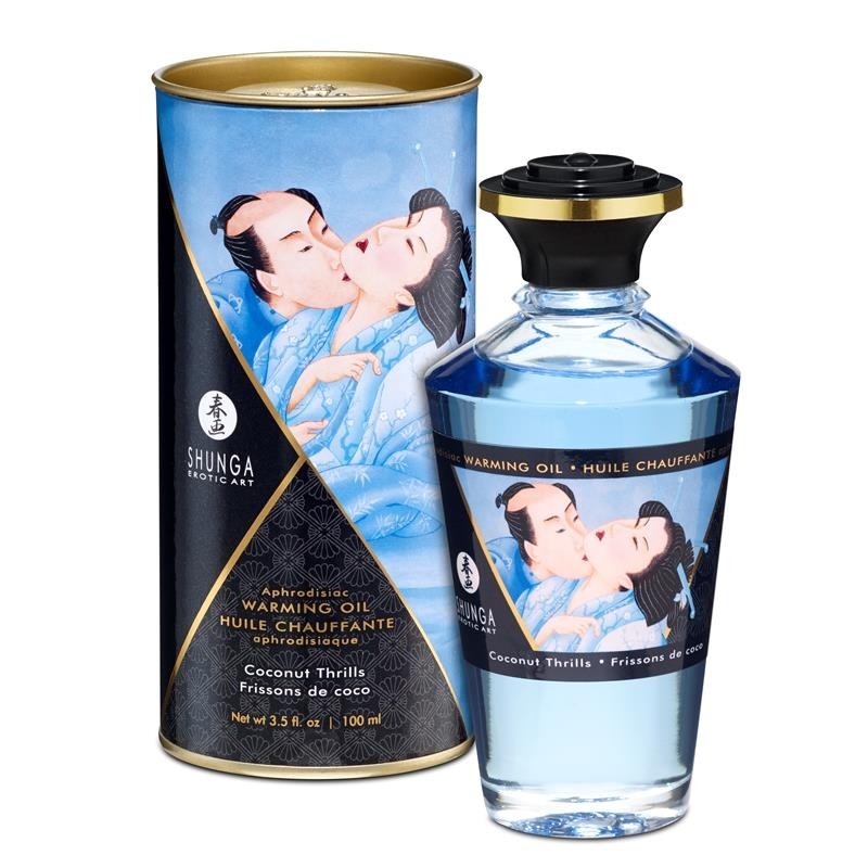 Aceite de Masaje Shunga Efecto Calor Aroma a Coco Aceite de Masaje Shunga Efecto Calor Aroma a Coco