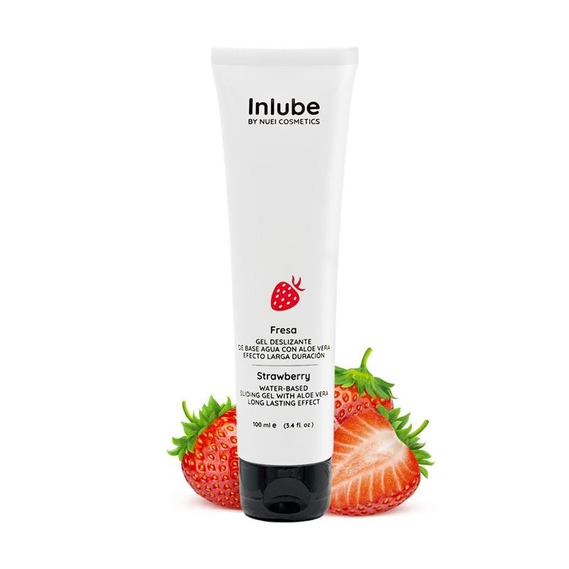 Lubricante a Base de Agua Nuei Sabor Fresa 100 ml Lubricante a Base de Agua Nuei Sabor Fresa 100 ml