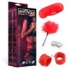 Set de Bondage para Principiantes 4 Piezas Rojo