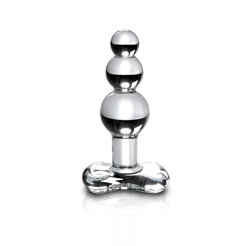 Icicles Plug Anal No. 47 – Plug de vidrio ergonómico Icicles Plug Anal No. 47 – Plug de vidrio ergonómico