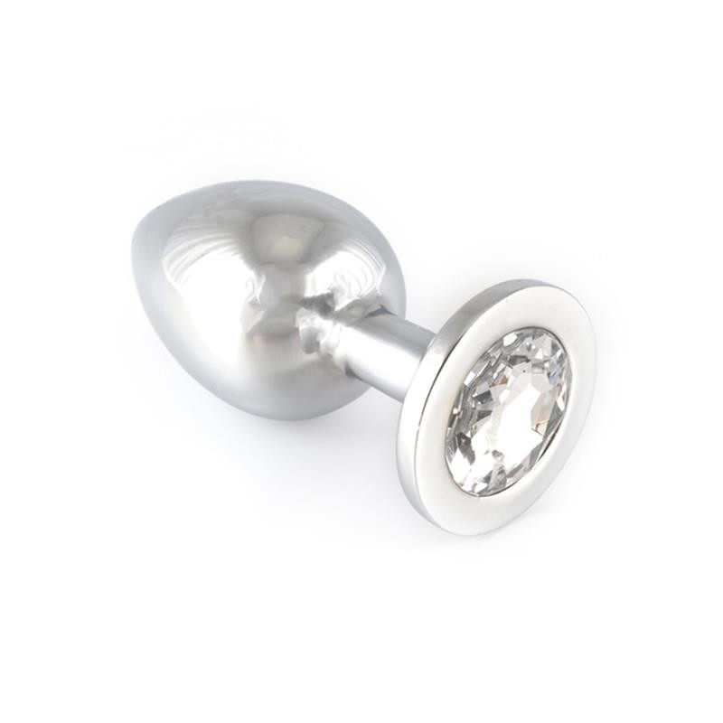 Plug Anal Acero Inoxidable Transparente Plug Anal Acero Inoxidable Transparente