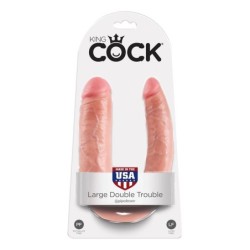 King Cock Pene Doble Penetración Grande - Natural