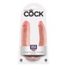 King Cock Pene Doble Penetración Grande - Natural