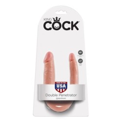 King Cock Pene Doble Penetración Pequeño 5 - Natural