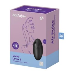 Vulva Lover 3 - Succionador de Clítoris Negro