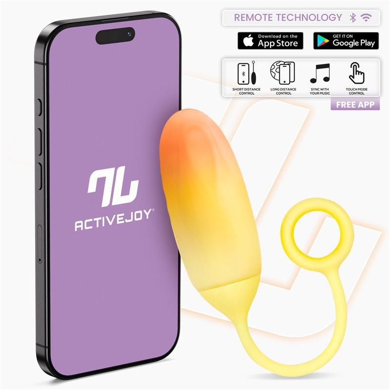 Huevo con APP Silicona Doble Capa Amarillo/Naranja Huevo con APP Silicona Doble Capa Amarillo/Naranja