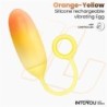 Huevo con APP Silicona Doble Capa Amarillo/Naranja
