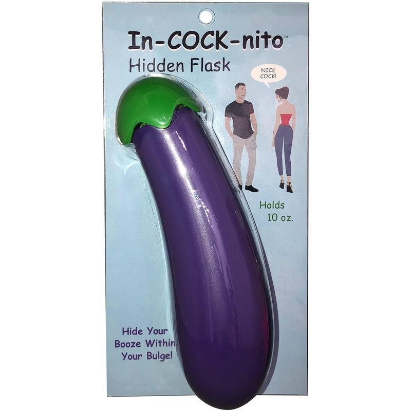 Bottela en Forma de Berenjena In-Cock-Nito Flask Bottela en Forma de Berenjena In-Cock-Nito Flask