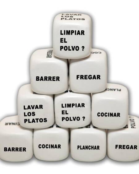 1 Dado Blanco Quédate en Casa