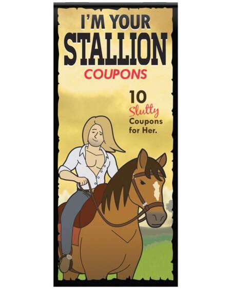 10 Cupones para Ella Im Your Stallion