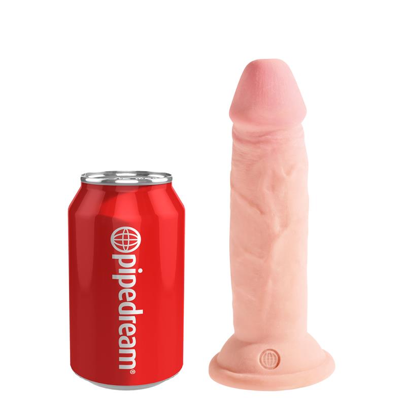 3D Dildo Triple Densidad Plus 6 Natural - Imagen 3