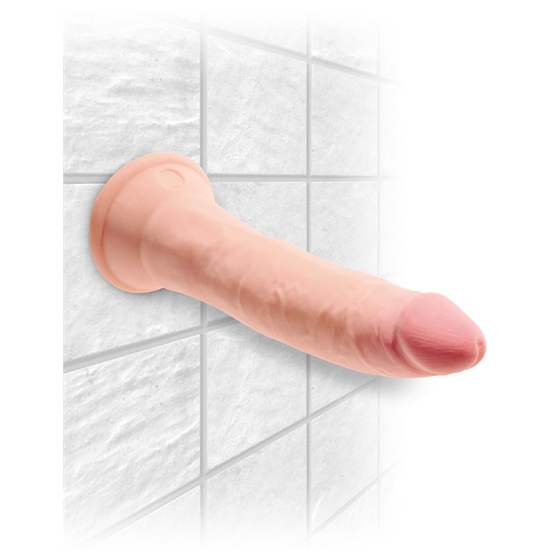 3D Dildo Triple Densidad Plus 7 Natural - Imagen 4