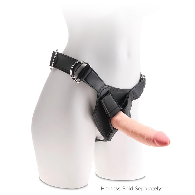 3D Dildo Triple Densidad Plus 7 Natural - Imagen 6