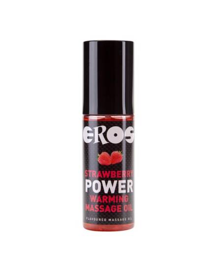 Aceite de Masaje Efecto Calor Fresa Power 100 ml