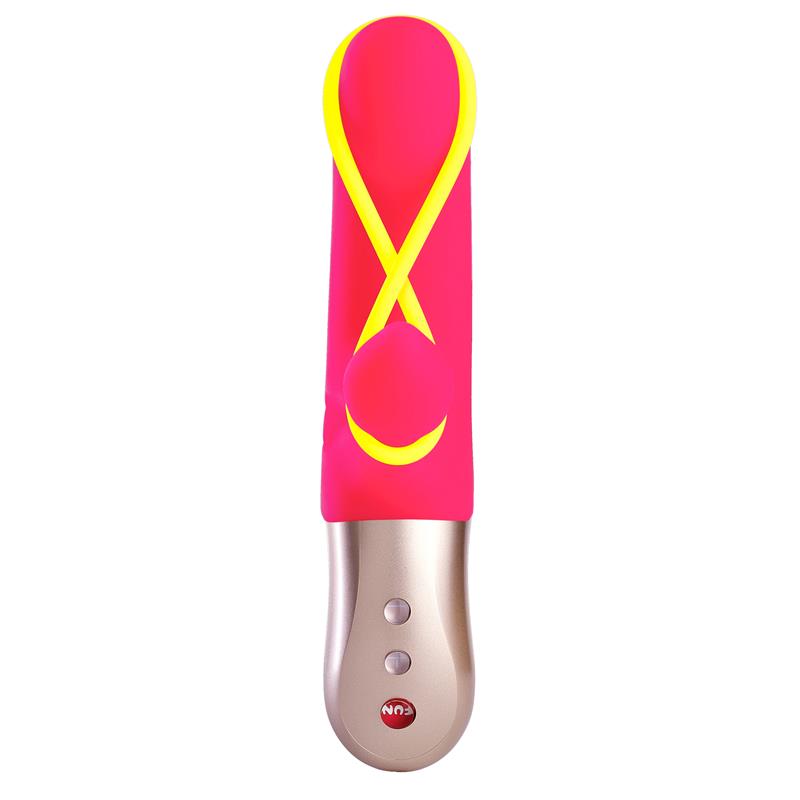 Amorino Vibrador del Punto G Pink/Neon Yellow - Imagen 2