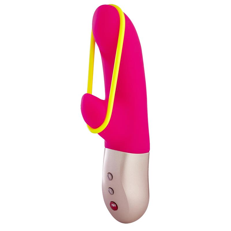 Amorino Vibrador del Punto G Pink/Neon Yellow - Imagen 3