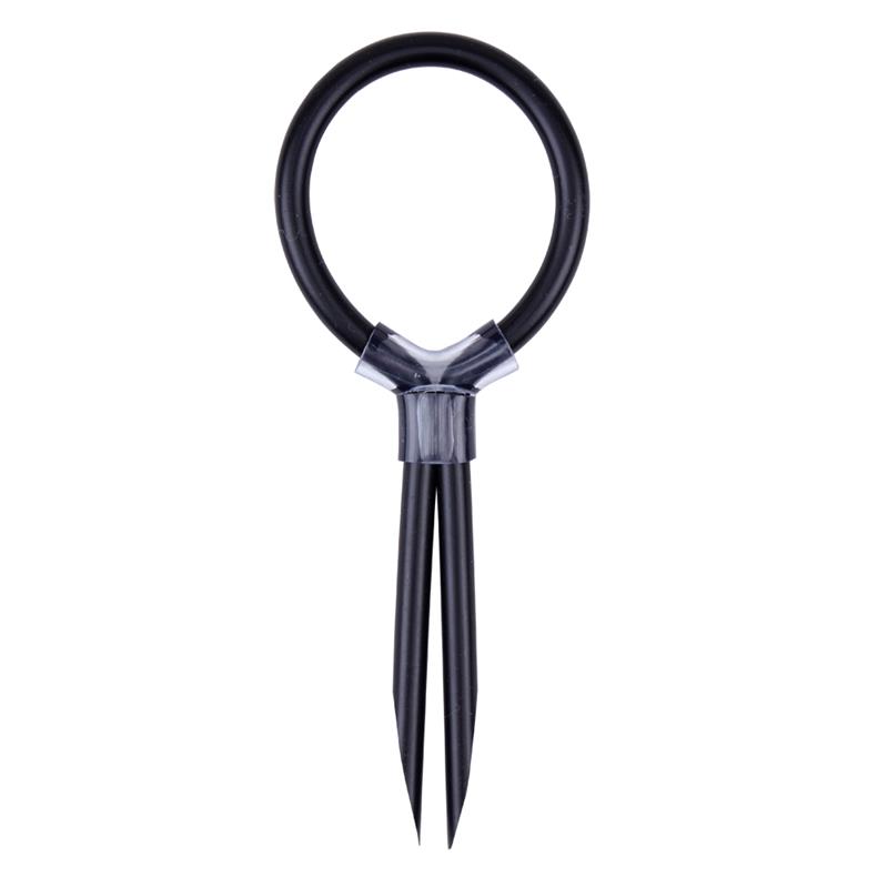 Anillo para el Pene Ajustable Stud Silicona Negro - Imagen 2