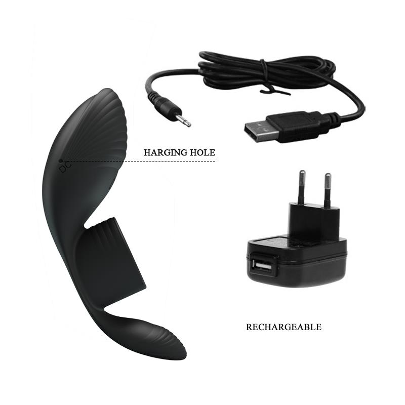 Anillo para el Pene con Vibración USB Silicona - Imagen 9