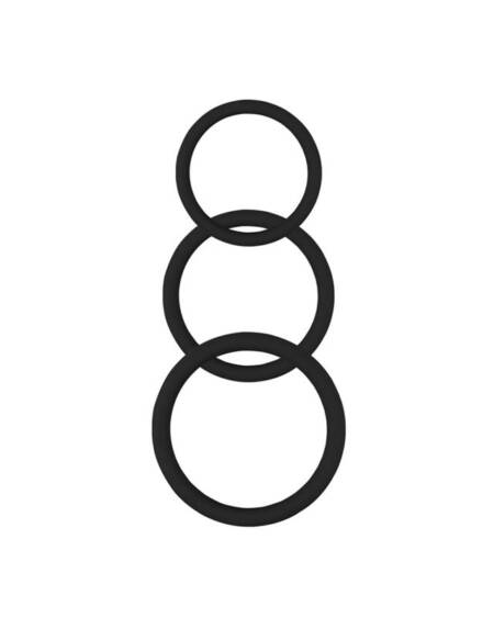 Anillo para el Pene Magnum Force  Silicona Negro