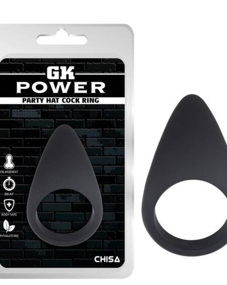 Anillo para el Pene Party Hat Silicona Negro