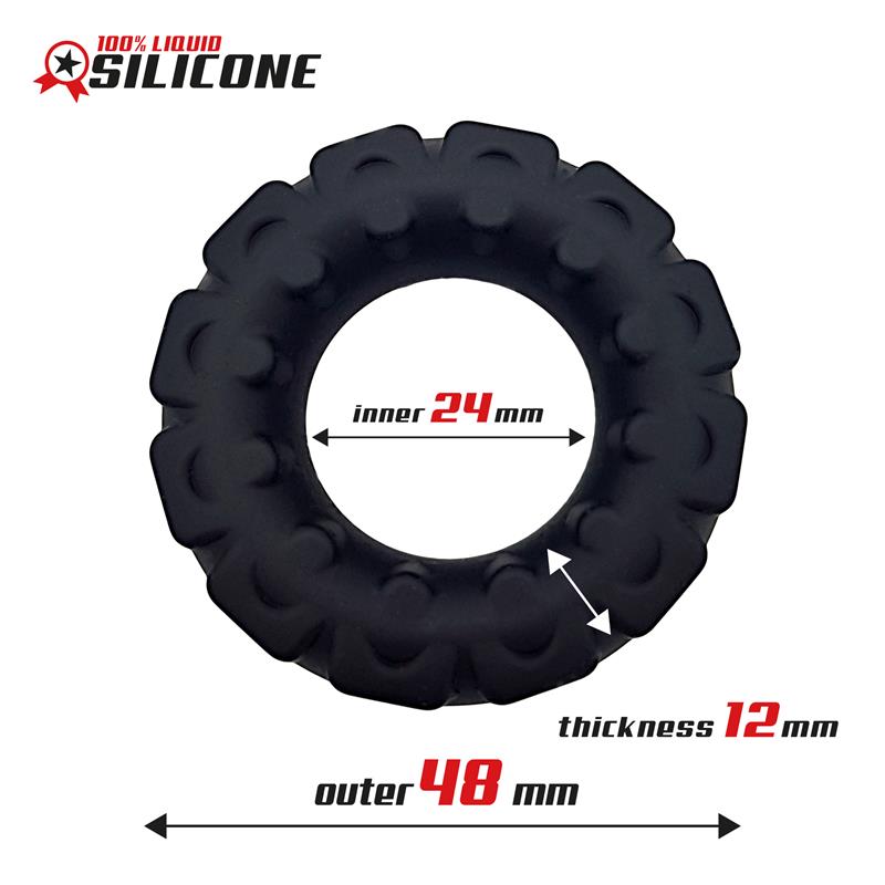 Anillo para el Pene Silicona Líquida 2.4 cm - Imagen 3