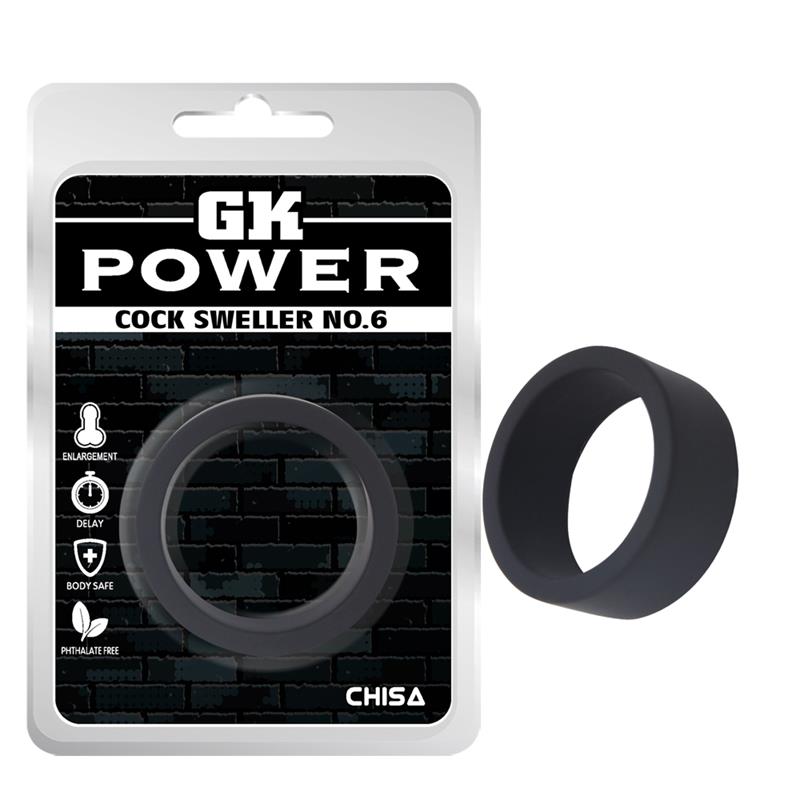 Anillo para el Pene  Sweller No.6 Silicona 4cm - Imagen 3