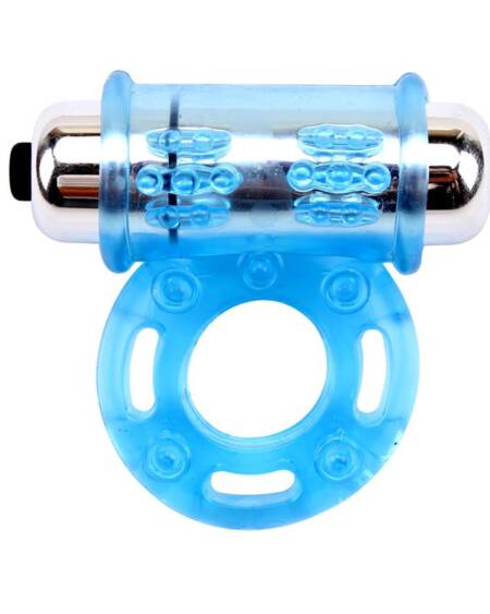 Anillo Vibrador para el Pene Bull Ring Azul