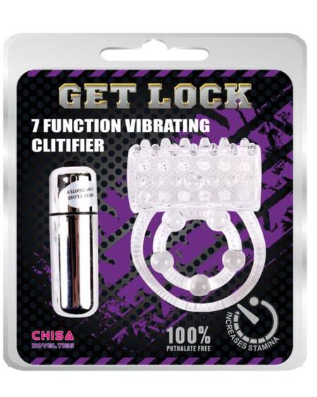 Anillo Vibrador para el Pene Clear Transparente