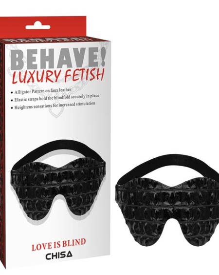 Antifaz Love Is Blind Patrón Cocodrilo
