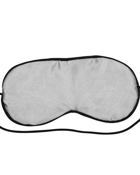 Antifaz Plateado y Negro con Elástico