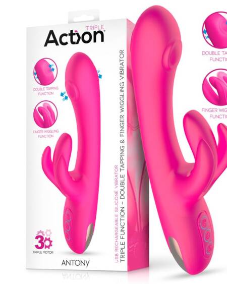 Antony Vibrador con Double Tapping y Función Finger