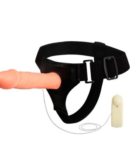 Arnés con Dildo Hueco Jessica 18 cm