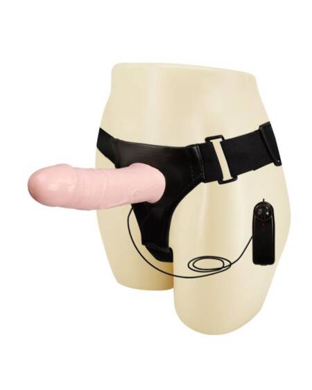 Arnés con Dildo Hueco Mens Pants Vibrador
