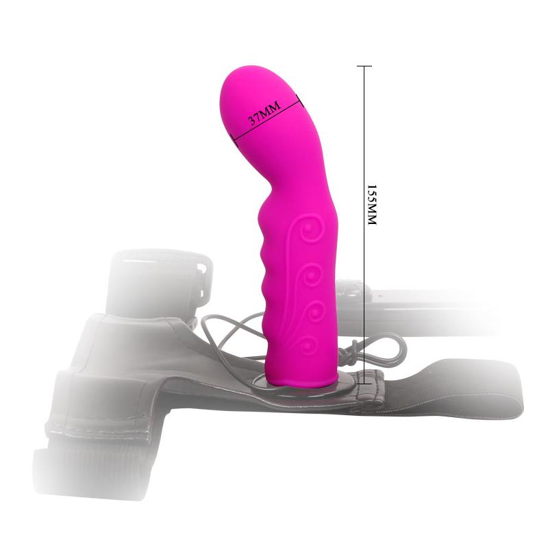 Arnés con Dildo Púrpura 15.5 cm - Imagen 7