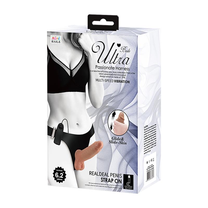 Arnés con Dildo Retractil con Vibración - Imagen 15