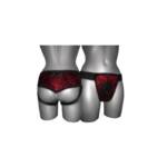 Arnés de Luxe Con Espalda Rojo S - XL