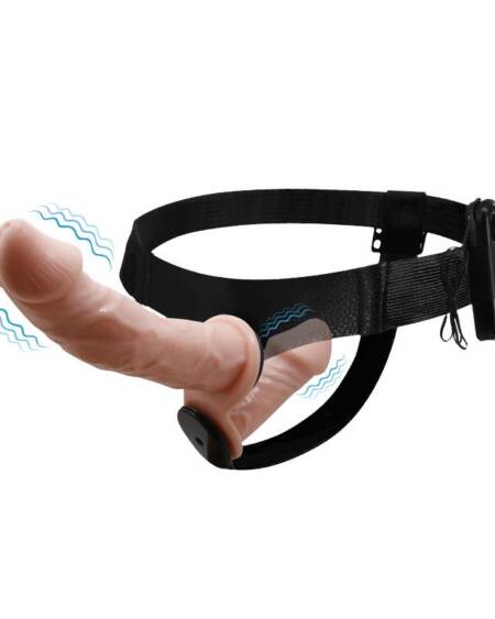 Arnés Dildo Doble con Vibración Natural