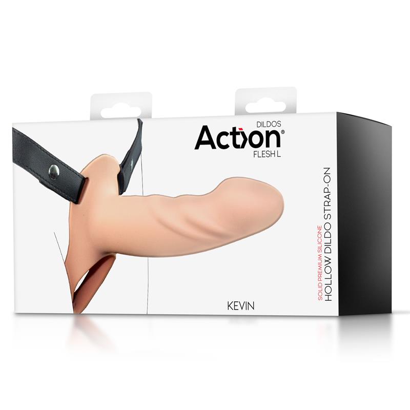 Arnés Strap-on con Dildo Hueco Silicona Premium Talla L - Imagen 10
