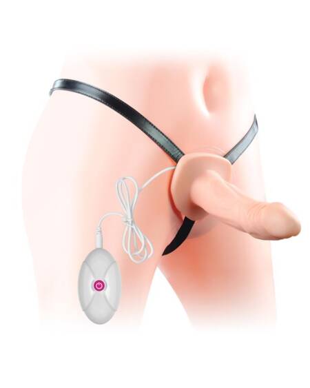 Arnés Unisex Pene Hueco con Vibración