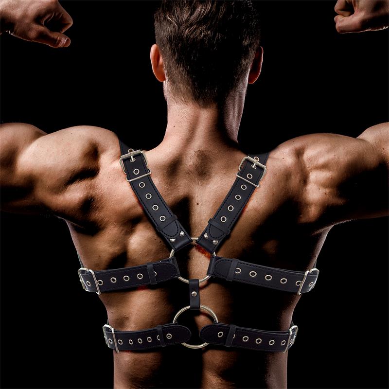 Aurum Arnés Masculino para Bondage Cuero Vegano - Imagen 3