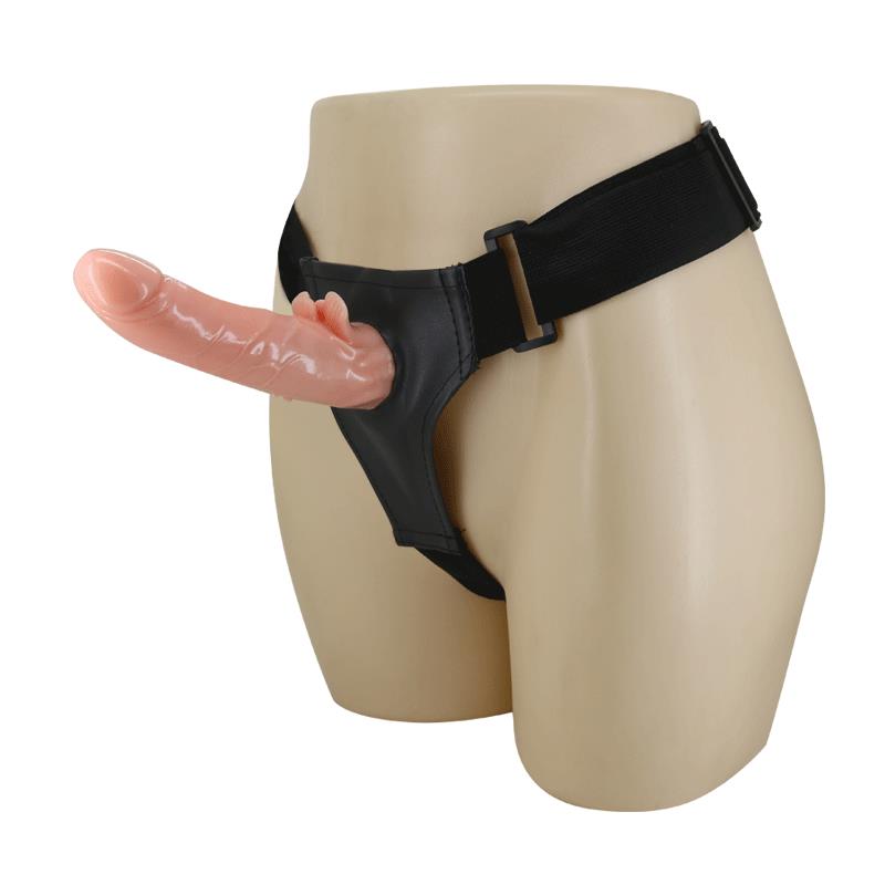 Baile Arnés con Dildo y Control Remoto 18 cm - Imagen 3