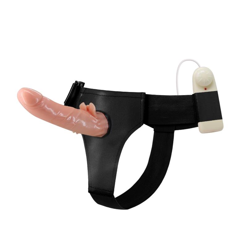 Baile Arnés con Dildo y Control Remoto 18 cm - Imagen 4